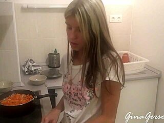 I'm Cooking Russian Borch Again, But Can This Blonde Teen Handle My Kitchen Heat? Join the Fun!