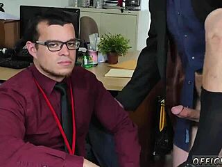 Teen boy experiences first gay sex naked in blue film