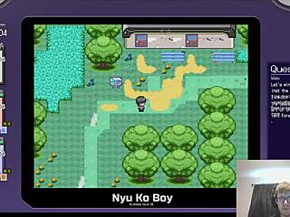 passionate moments with leo-chan in the pokemon parody game