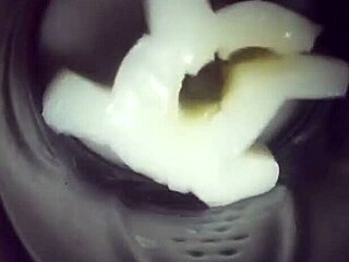 Deep Inside My Fleshlight with Sticky Creampie.