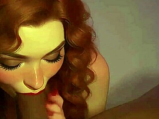 redhead stepsister dances at the club in 3d anime pov