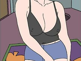 Halloween cartoon porno in a strange house setting. Spooky and hot! 👻