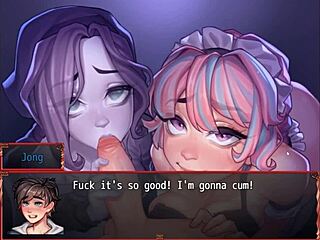 Hey ghosts and maids, ready for double blowjob contest?