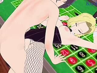 android 18 and chi-chi bunny girls get creampied in intense 3d hentai sex with big tits