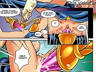 Taming the beast in this comic cartoon anime hentai story