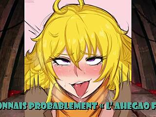 Weiss dominates in RWBY hentai with femdom denial and CBT instructions