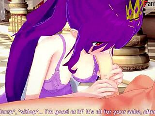 Scáthach-Skadi Lakukan Seks Penuh Gairah di Takhta dalam Fantasi Type-Moon