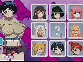 waifu hub s7 - rumi mha parody hentai game ep 4 massive facial cumshot.