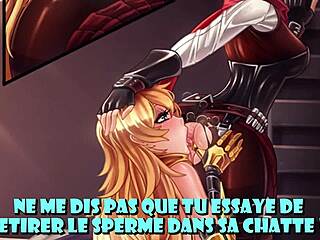 Weiss dominates in RWBY hentai with femdom denial and CBT instructions