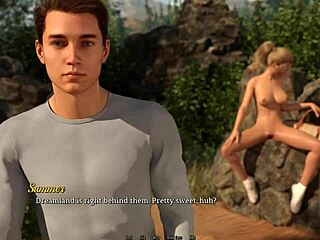 Beautiful women in a natural environment in a porn series called Dreamland