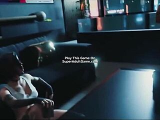 cyberpunk judy and bestfriend share a cock in steamy 3d hentai gameplay