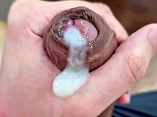 Cute brazilian novinho jerks off and cums solo at home 😍