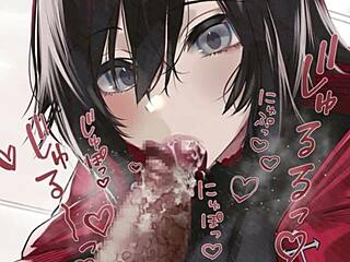 Weiss dominates in RWBY hentai with femdom denial and CBT instructions