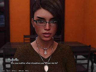 Hot brunette in 3D game Dik 143 enjoys big cock