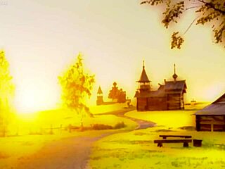 Russian Girl Goes Wild in Village Hentai Cartoon!