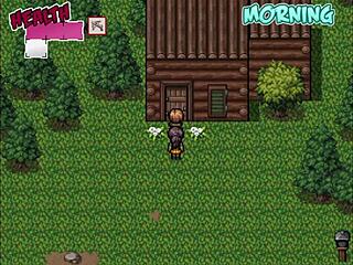 Watching porn with big-titted woman in hentai zombies retreat part 5