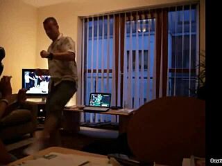 gay foot kickboxing match with intense action