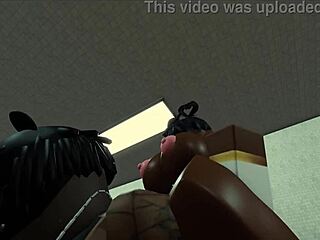 Roblox Guy Bangs Hot Black Nun in Wild Scene