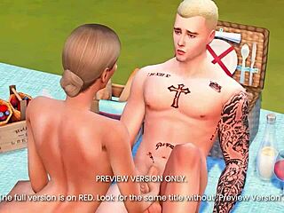 Sunbathing Snapshot - Naughty 3D Hentai Outdoor Sex Preview