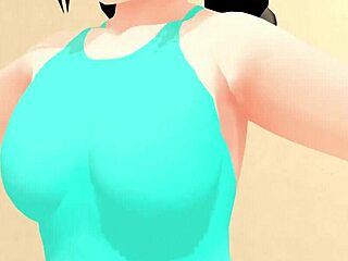 Kyo’s curvaceous body moves in this animated dance video