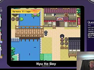 passionate moments with leo-chan in the pokemon parody game