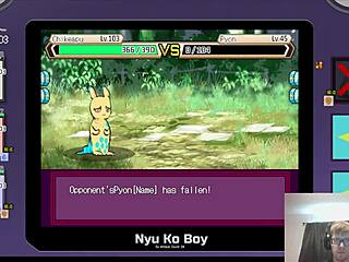 passionate moments with leo-chan in the pokemon parody game