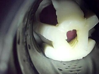 Deep Inside My Fleshlight with Sticky Creampie.