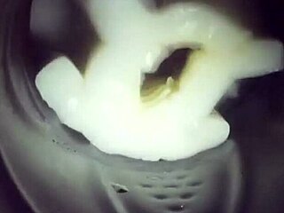 Deep Inside My Fleshlight with Sticky Creampie.