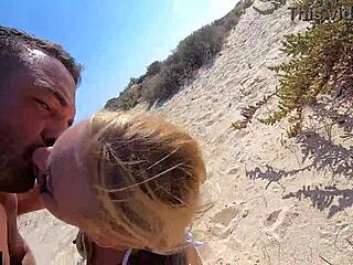 Swallowing sperm on fuerteventura beach?