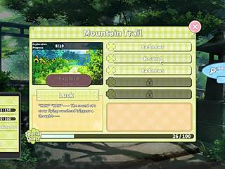 Monster cock creampie in summer clover harem hentai game