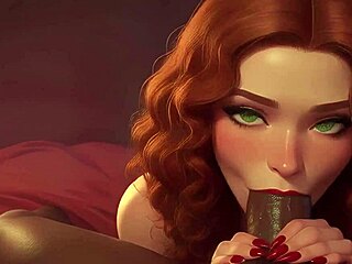 redhead stepsister dances at the club in 3d anime pov