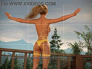 Beautiful Blonde Performs Detailed Outdoor Footjob In Dreamland Episode 16 With See Through Fetish