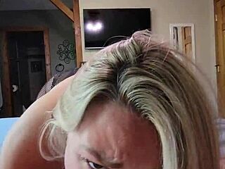 hotwife talks dirty while getting pussy pounded then facial