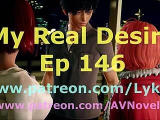 Visual novel walkthrough of My real desire 146