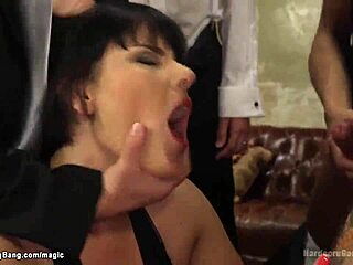 Federal Agent Takes Double Pounding in Wild Group Domination Scene