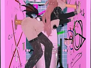 Anime hardcore sex with cowgirl riding