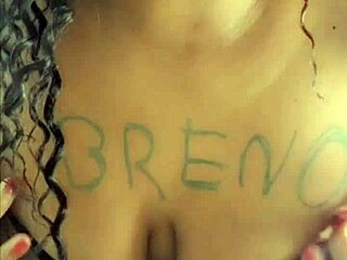 i realized a fetish with breno licking everything naughty on webcam