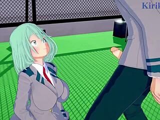 toru hagakure's invisible tits in intense hentai sex