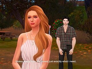 Naughty 3D hentai picnic turns into sex.