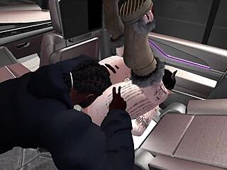 black stud bangs demonic white chick in suv during wild second life romp