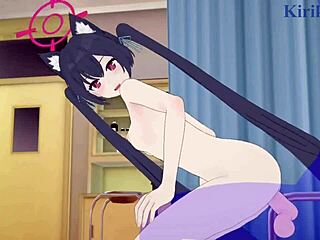 Yozakura Kirara and Kuromi Serika in Wild Creampie Hentai Action