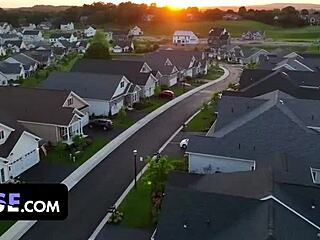 Neighborhood fuckfest with anna's busty body giving endless pleasure