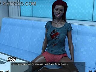 Conversational-Emoji Stranded in space 134 - married busty ebony is angry with me 😡 in curvy bride outfit!