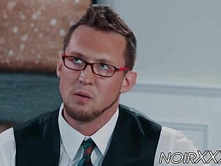 Handsome Businessman Anally Fucks Young Hunky Black Gay!