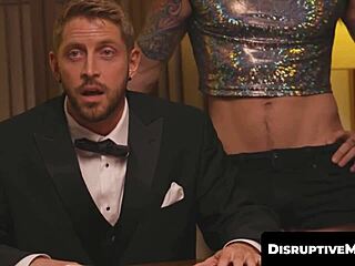 Johnny Ford and Michael Boston in Intense Bareback Orgy Fuck Fest at DisruptiveMovie.