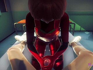 Asuka Femboy Swallows Cum in Wild Japanese Anime Action!