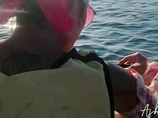 Escaped city by jet ski to fill my pussy with cum!