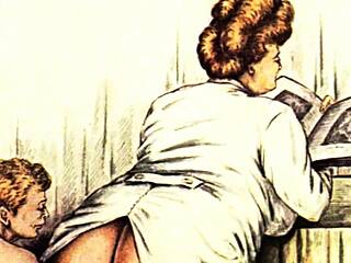 my secret life in vintage comic style