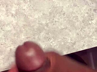 What a huge cumshot all over my bathroom counter!