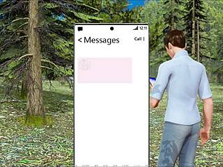 ripples 36 in 3d cartoon anime game with clothes ripped